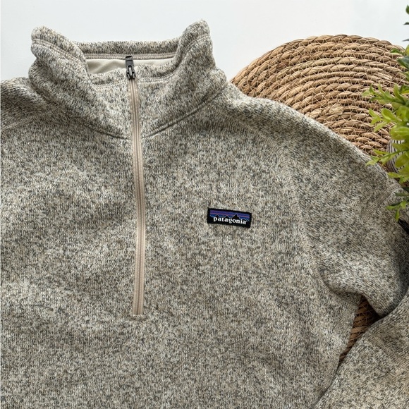 Patagonia Better Sweater‎ Quarter 1/4 Zip Fleece Pullover Grey Large - Picture 3 of 10